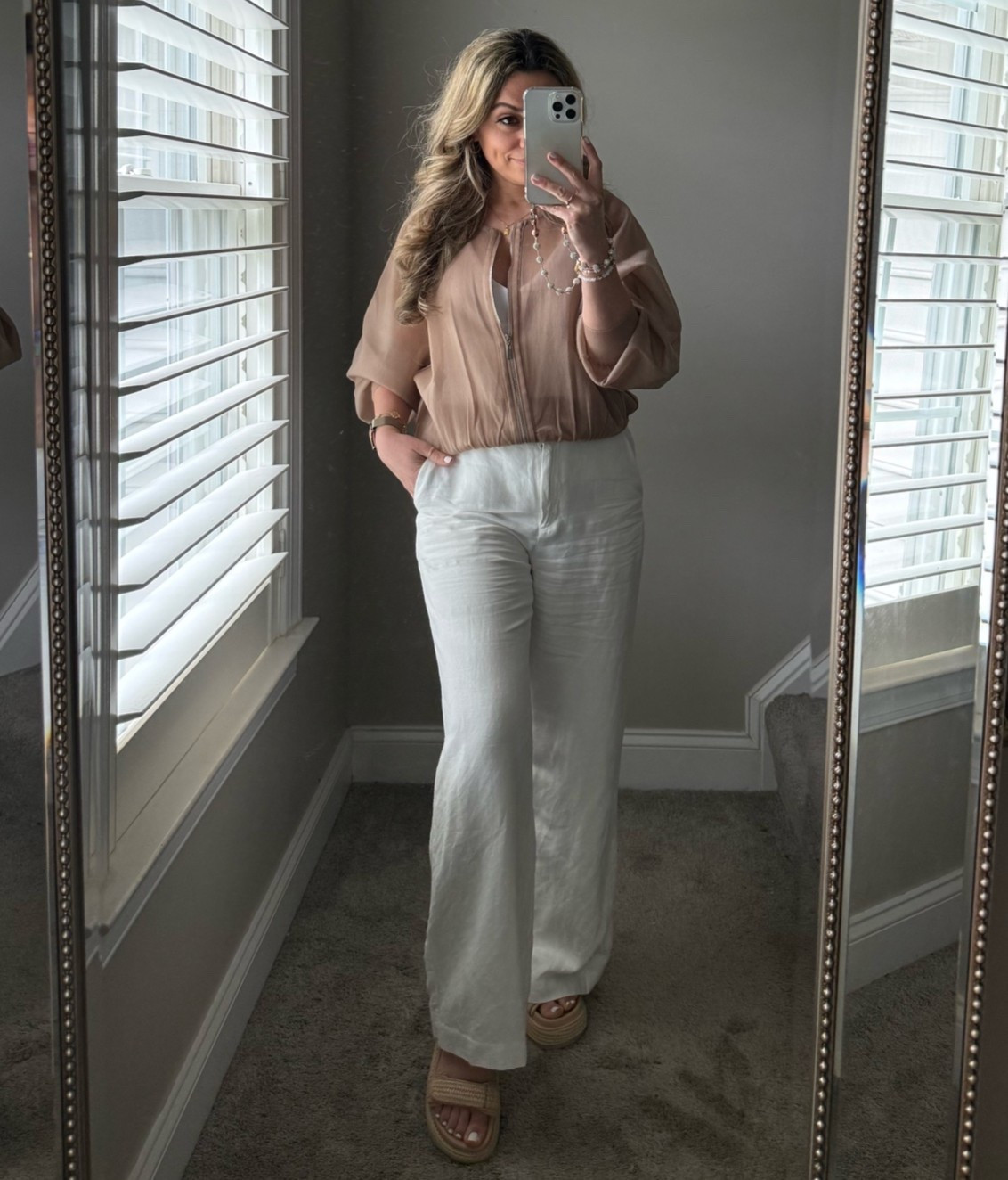 Sheer jacket perfect for spring and summer

#LTKgrwm #LTKootd #LTKWorkwear