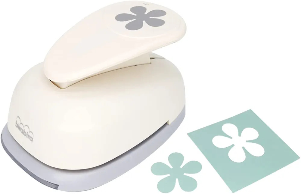 Bira Craft 3 inch Flower 3 Shape Lever Action Craft Punch for Paper Crafting Scrapbooking | Amazon (US)