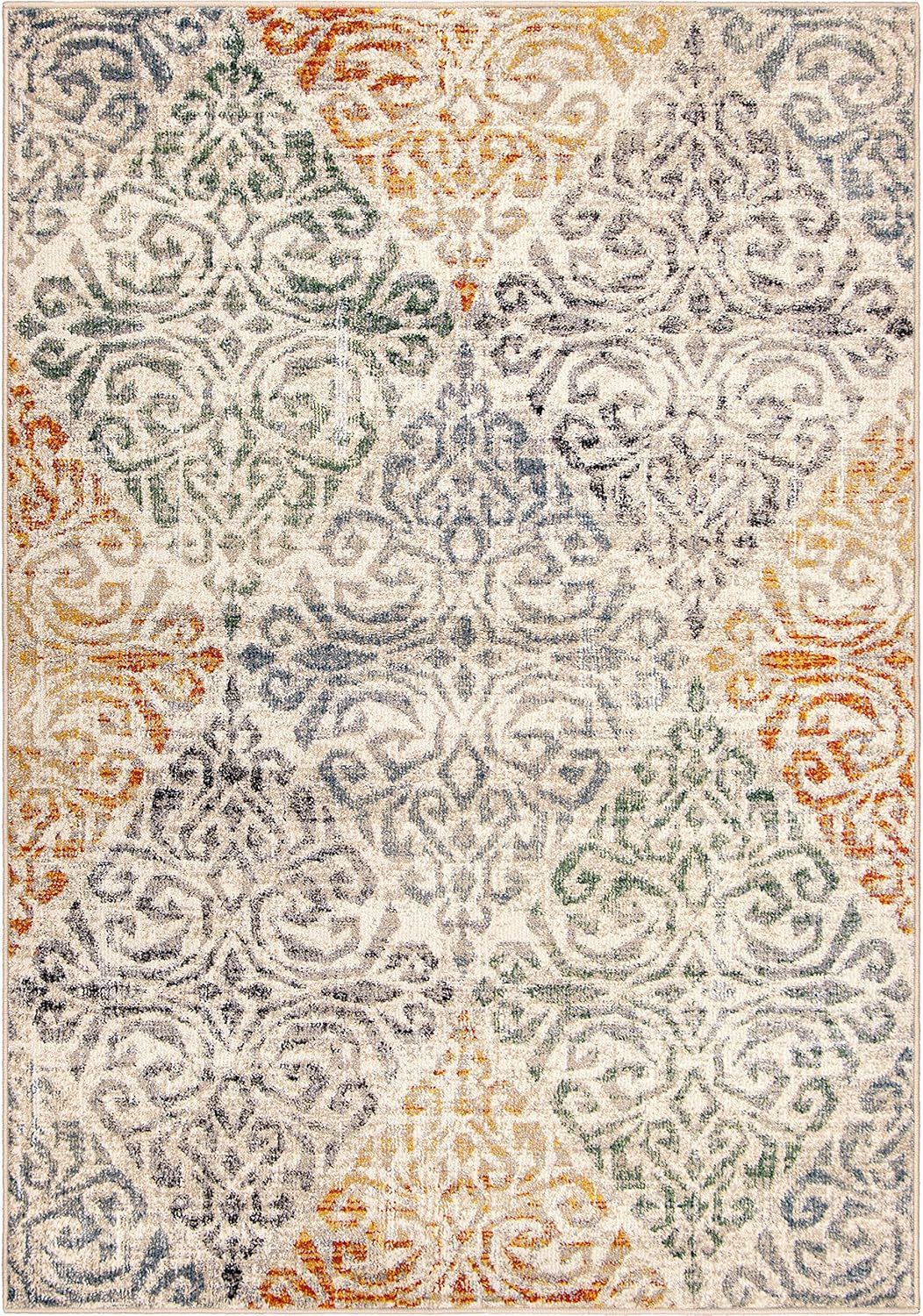 Simply Southern Cottage Belhaven Area Rug, 5' x 7', Multi | Amazon (US)