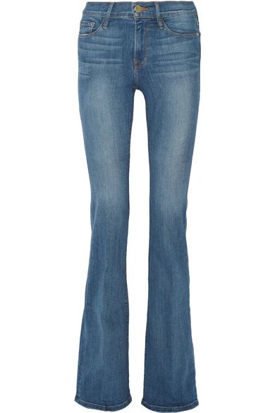 Le Forever Karlie Flare high-rise jeans | NET-A-PORTER (US)