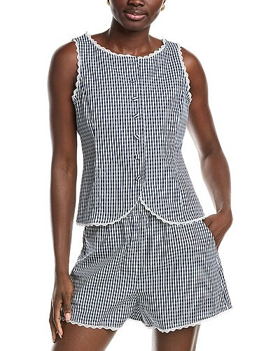 Lace Trim Poplin Vest | Gilt & Gilt City