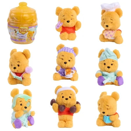 HAPPY HAUL Disney Winnie the Pooh Hunny Hugs Capsule Plush Collectible, Honey Pot Blind Capsule Surprise, 5.5 in Stuffed Toy, Short-Run Drop, Ages 8+ | Walmart (US)