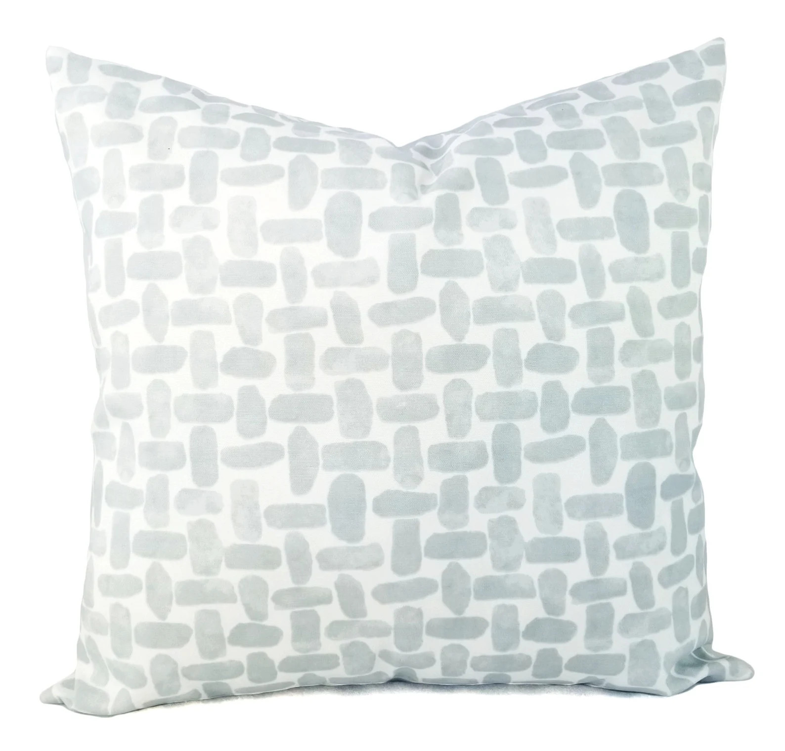 Two OUTDOOR Pillow Covers Geometric Pillows Blue Patio Pillows Blue Outdoor Pillow Cover Blue Gre... | Etsy (US)