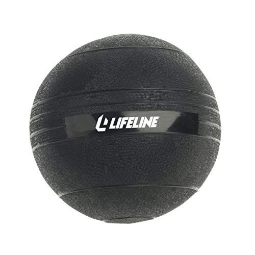 Lifeline Fitness Weighted Slam Ball - Easy to Grip Slam Ball for Home Gym and HIIT Workouts - 8 lb. | Amazon (US)