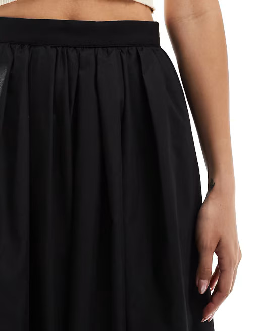 ASOS DESIGN a-line skirt in black | ASOS (Global)