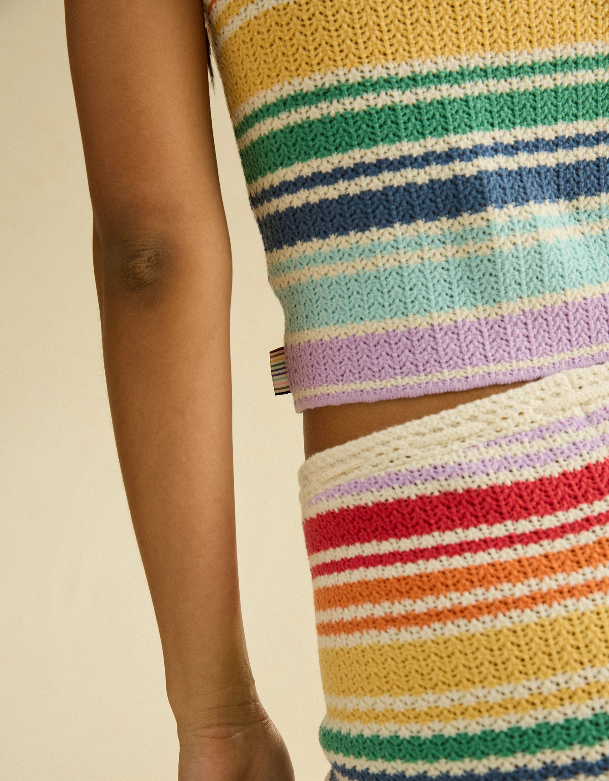AE Pride Cropped Knit Tank Top | American Eagle Outfitters (US & CA)