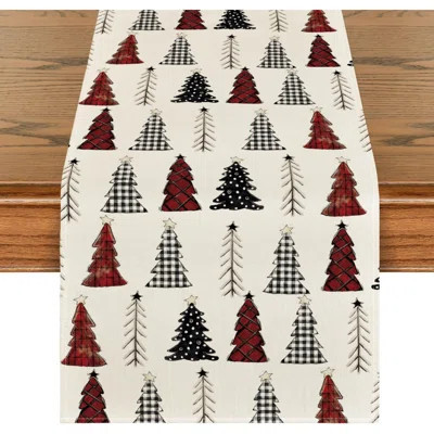 Xmas Tree Christmas Table, Seasonal Winter Kitchen Dining Table Decoration For Home Party Decor | Wayfair North America