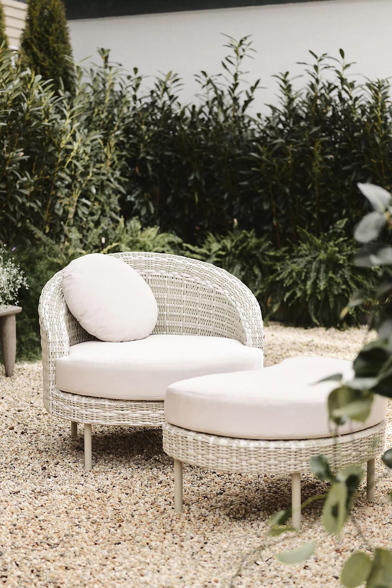 Lilith Chair & Ottoman | Anthropologie (US)