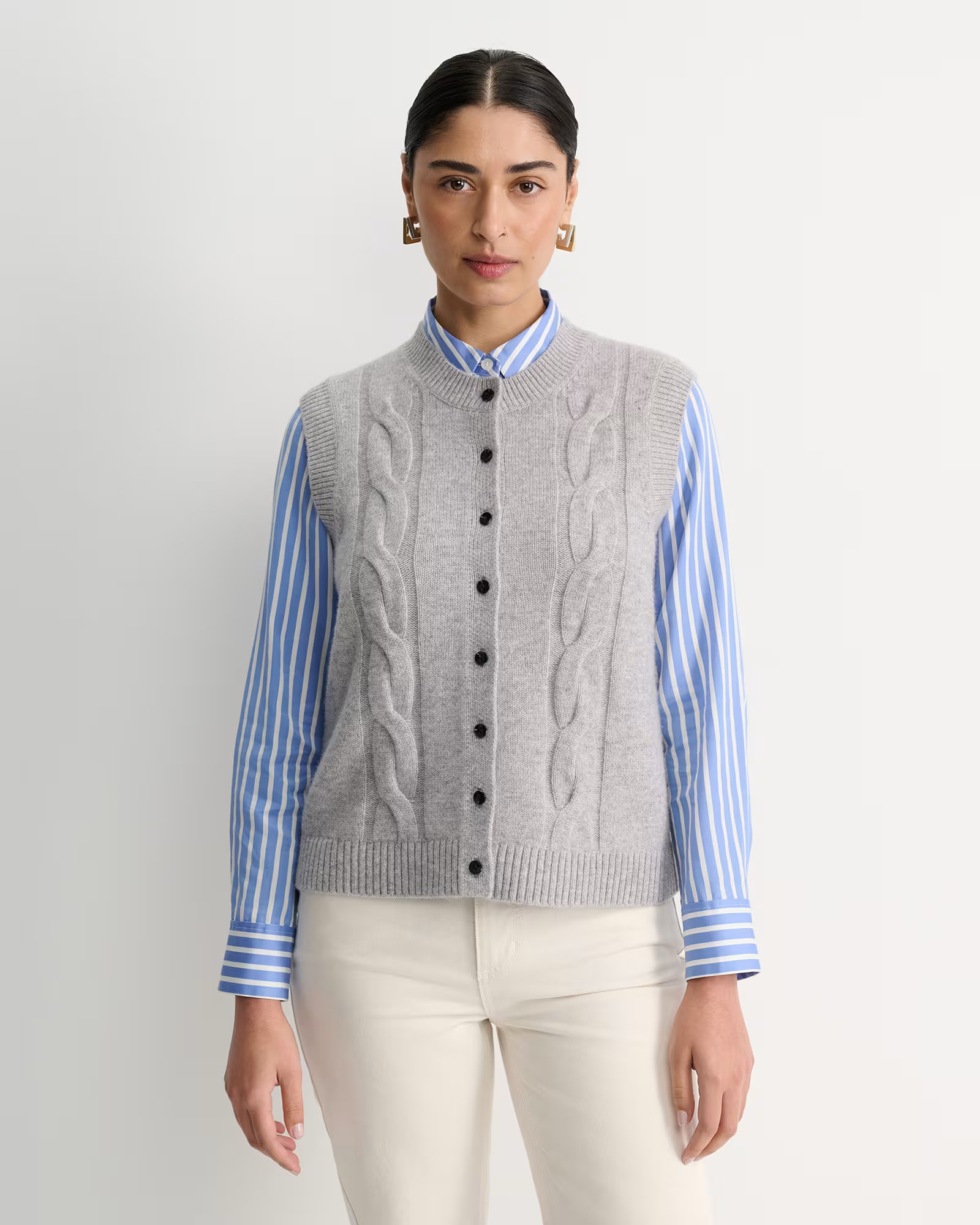 Pearl Chunky Cable Vest | Sportscraft (Australia)