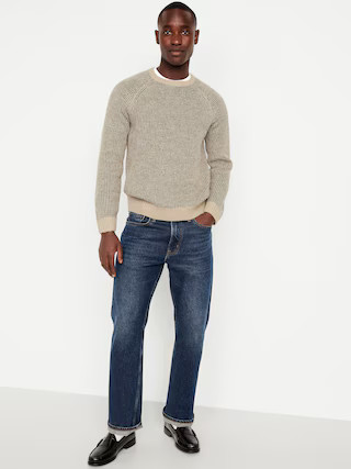 Wool-Blend Crew-Neck Sweater | Old Navy (US)