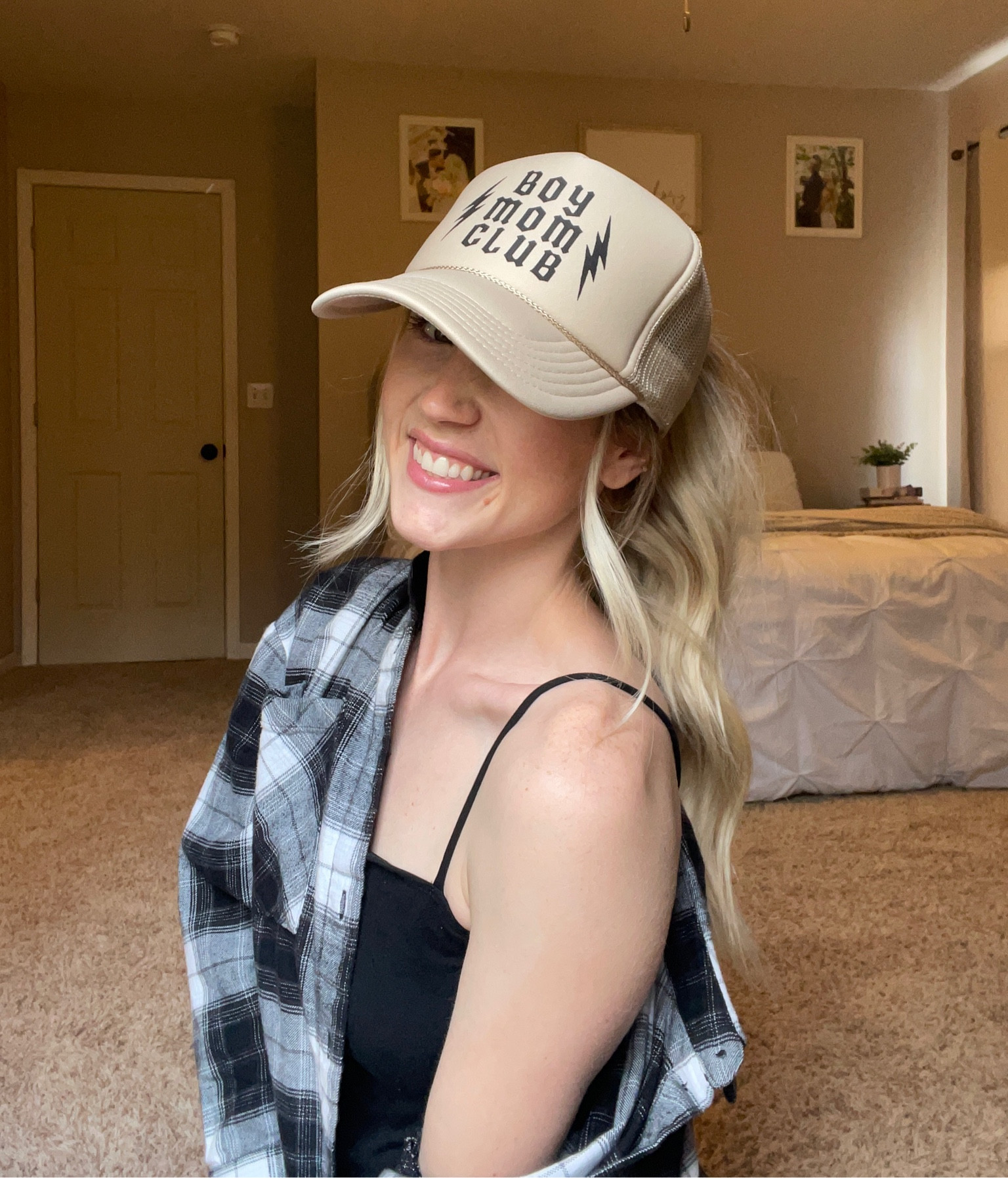 Boy mommas you need this trucker hat! 