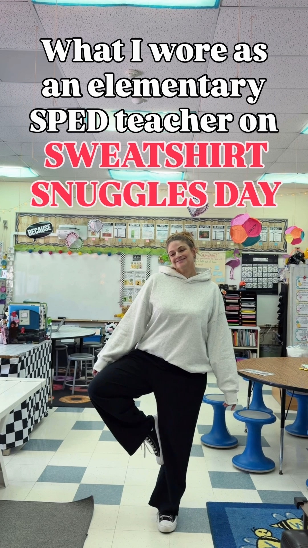 I love a comfy hoodie and sweatpants work day! 

The sweatshirt is ON SALE! I sized up 1 so it’s extra oversized. Pants are true to size  

#LTKootd #LTKMidsize #LTKdayinmylife