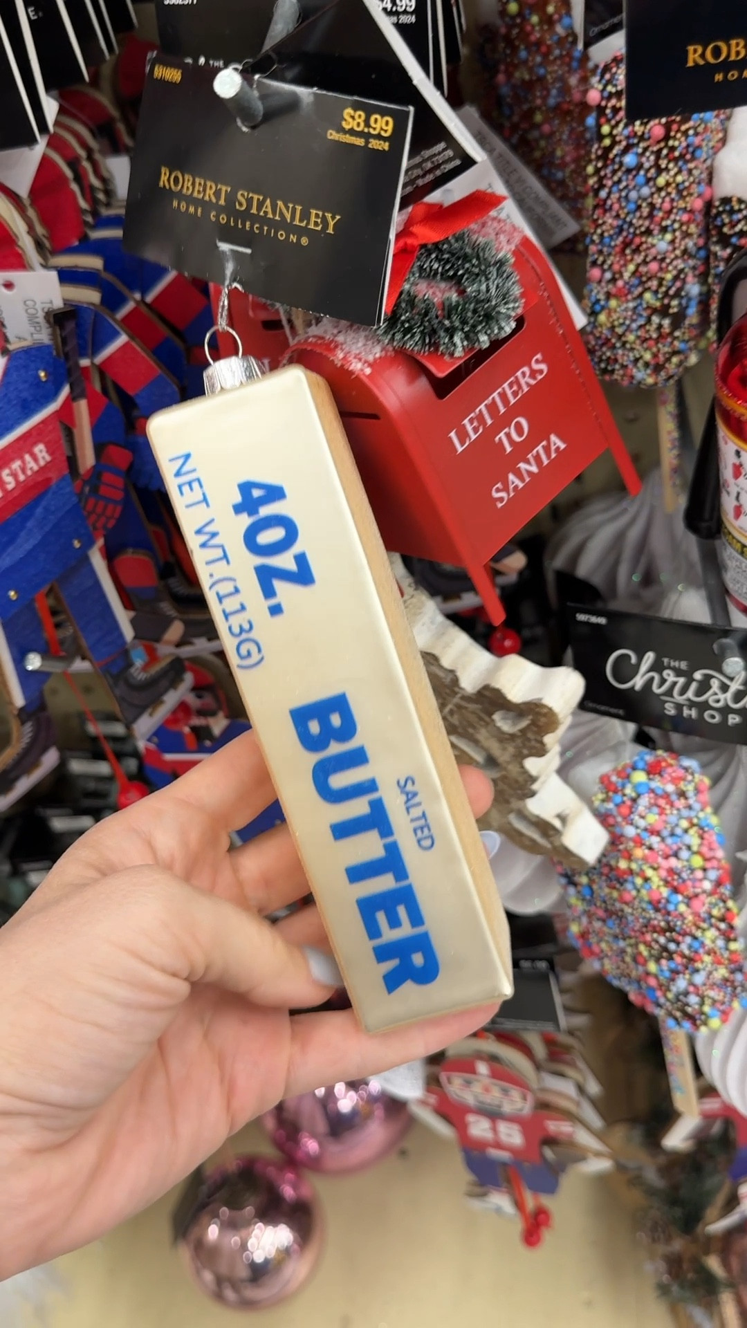 Stick of butter ornament anyone?? This would make the perfect white elephant gift or gift for your wellness bestie! I’m in love 😂 IYKYK unique ornaments! 

#LTKHome #LTKFindsUnder50 #LTKGiftGuide