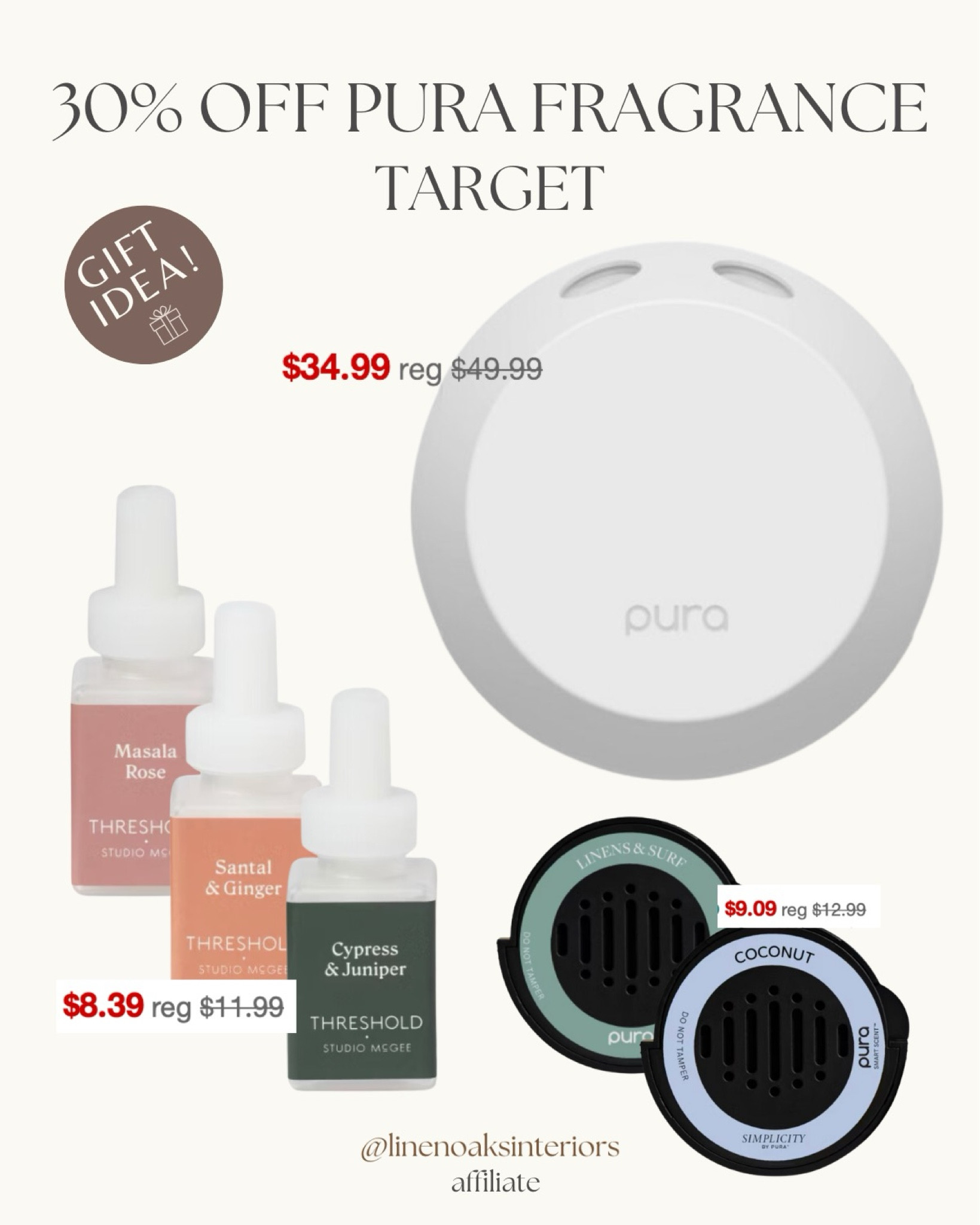 30% off pura fragrance today at target!!!