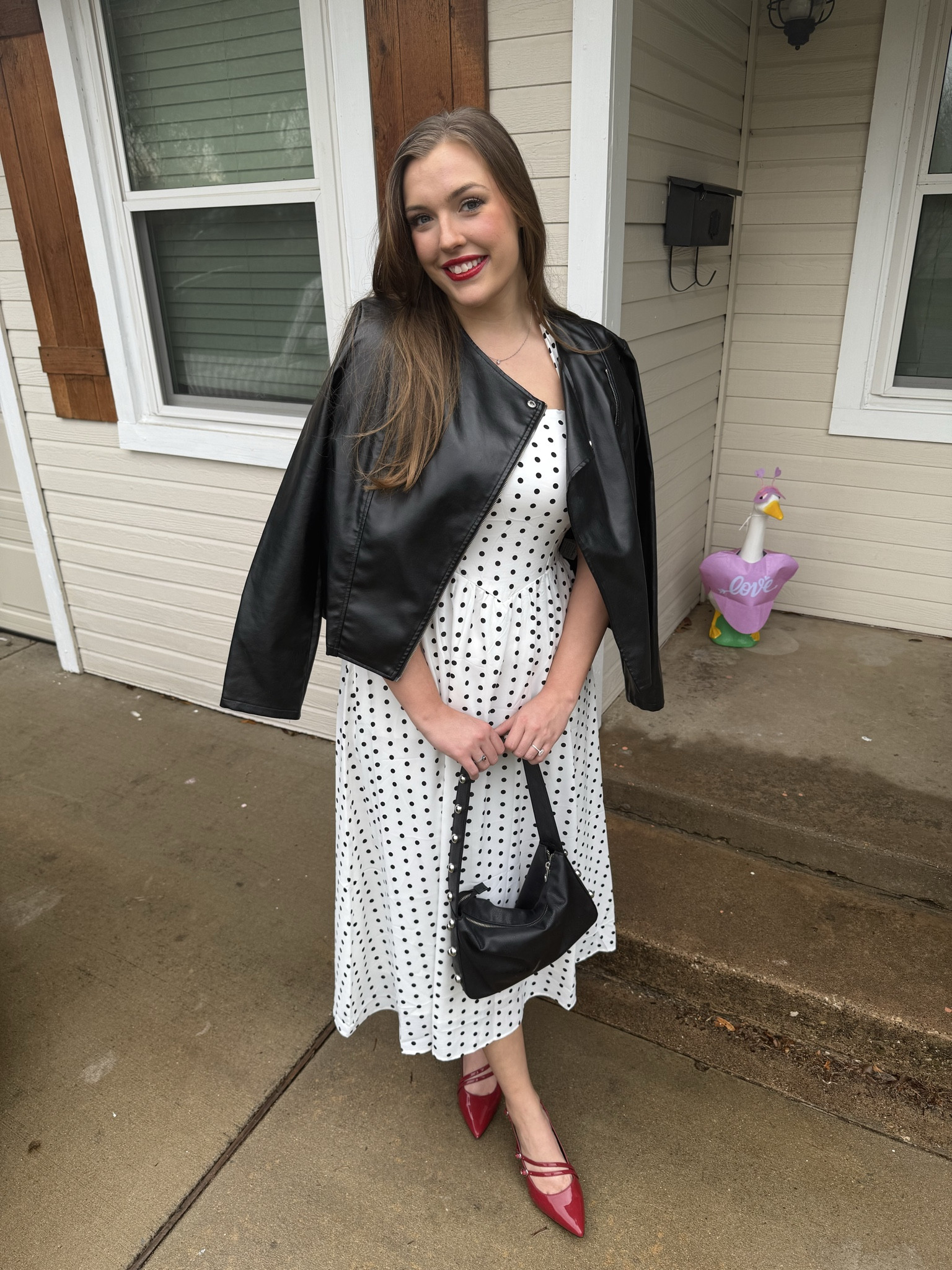 Date night outfit 

Polka dot dress and kitten heels 

#LTKSeasonal #LTKgrwm #LTKootd