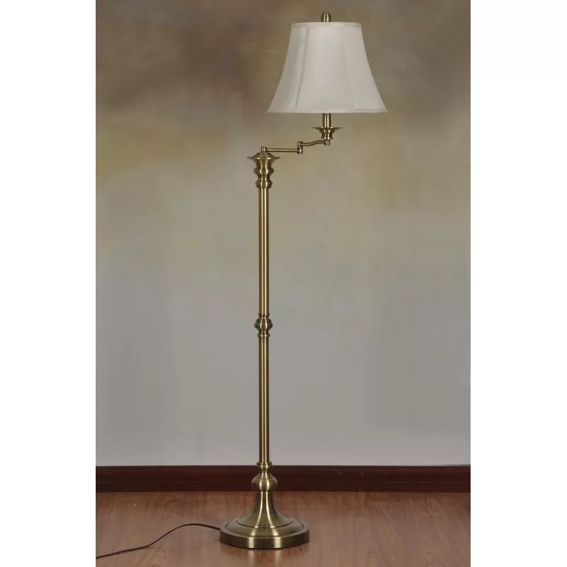 Tassone 62" Swing Arm Floor Lamp | Wayfair North America