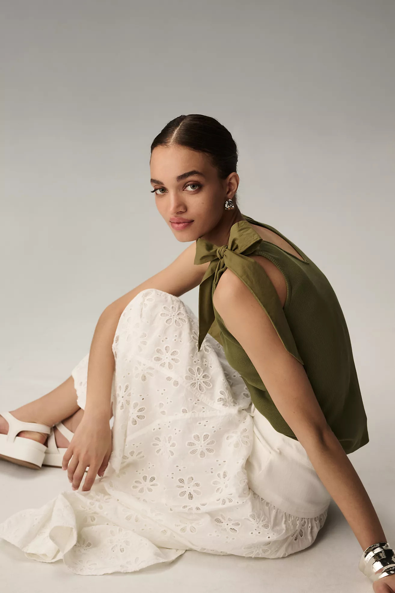 The Rafaela Bow-Tie Tank by Maeve | Anthropologie (US)