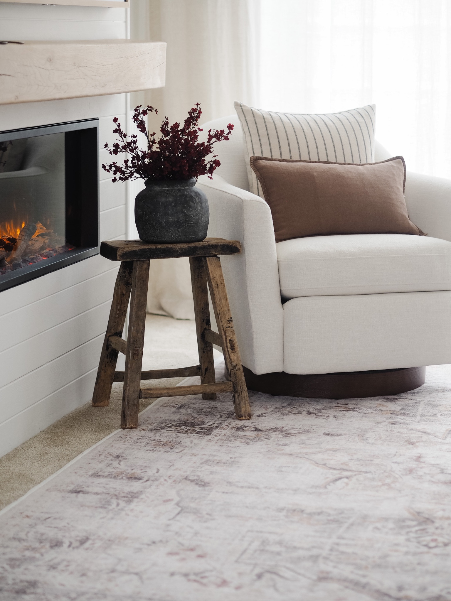 A cosy reading nook for autumn winter. Fall home decor, cosy neutral home. 

#LTKSeasonal #LTKhome #LTKeurope