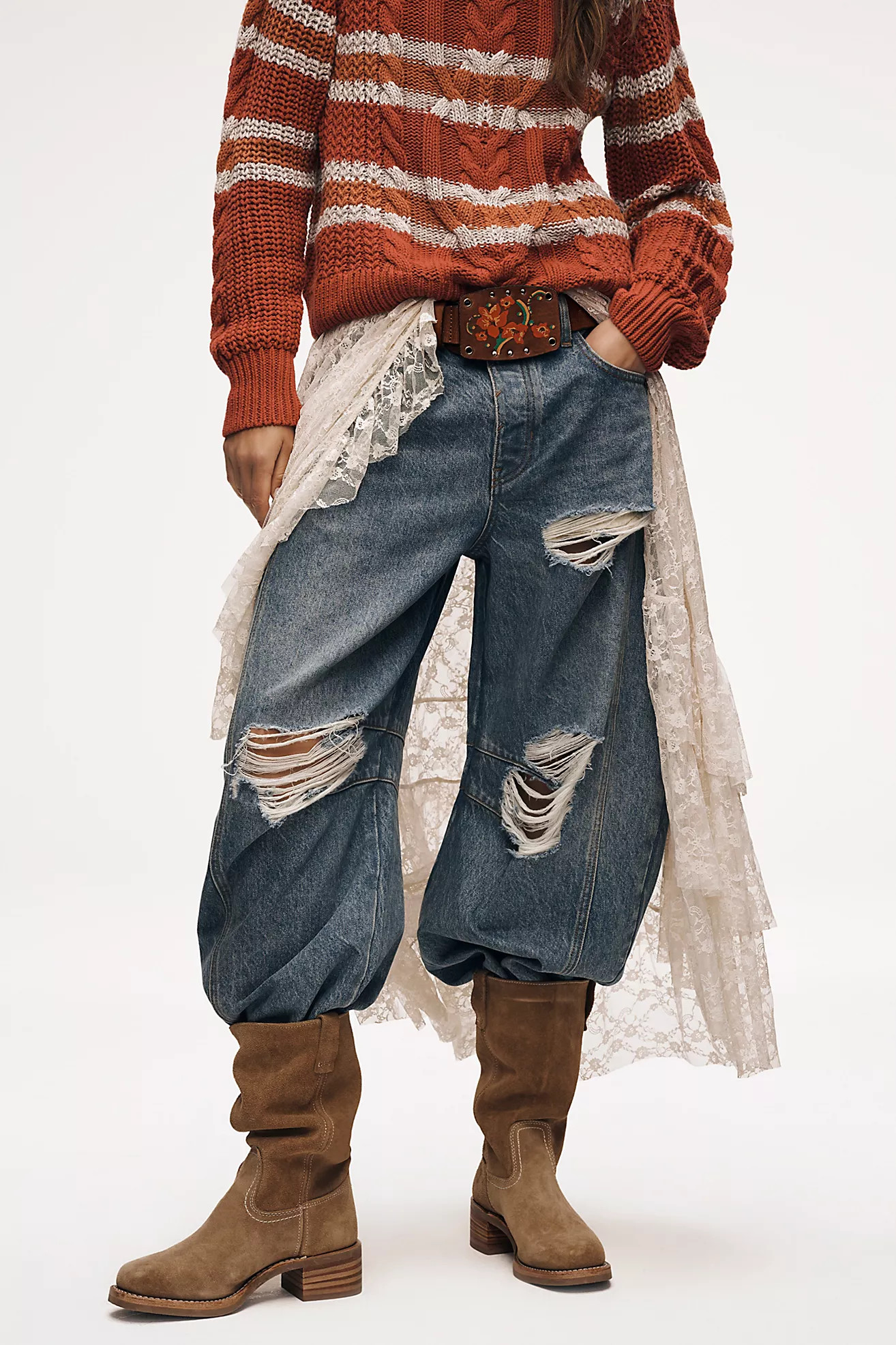 We The Free Good Luck Mid-Rise Barrel Jeans | Free People (Global - UK&FR Excluded)