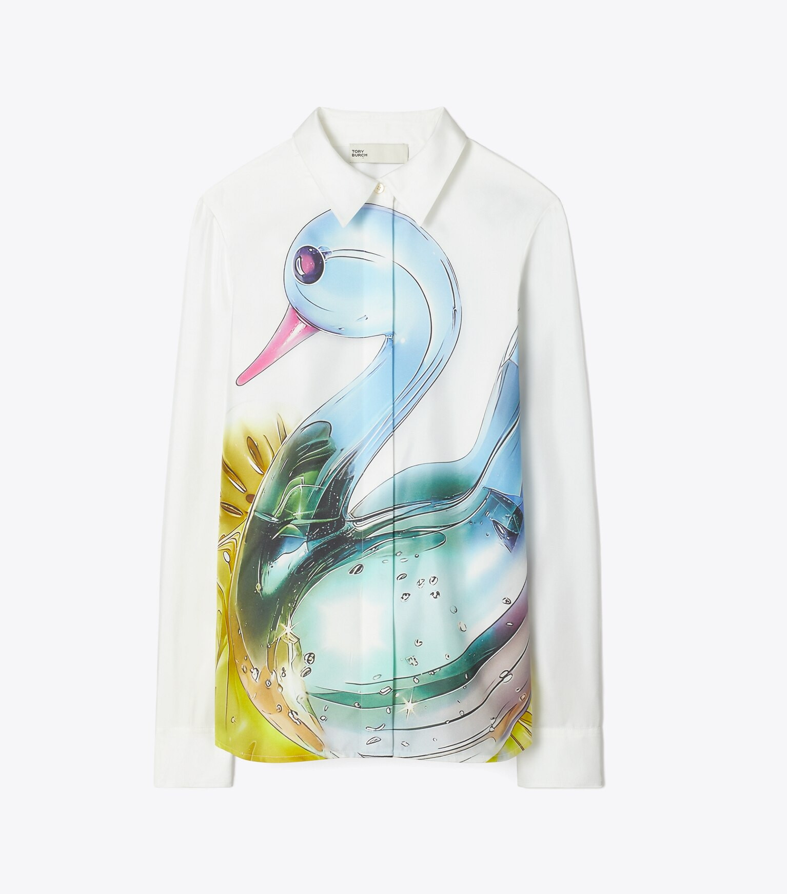 Lucky Duck Silk Shirt: Women's Designer Tops | Tory Burch | Tory Burch (US)