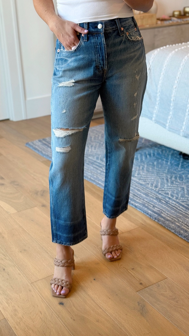 Trying the viral Target boyfriend jeans…. What do we think? Pass or keep? 

True to size wearing 4

#LTKootd