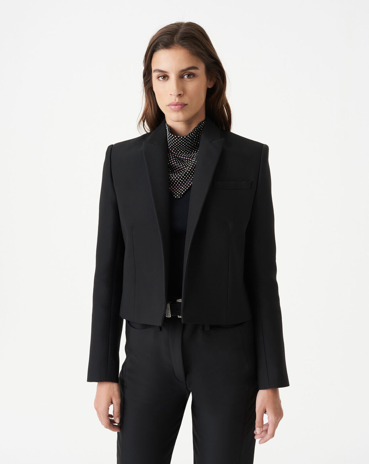 JOMARA CROPPED SUIT JACKET | Iro Paris