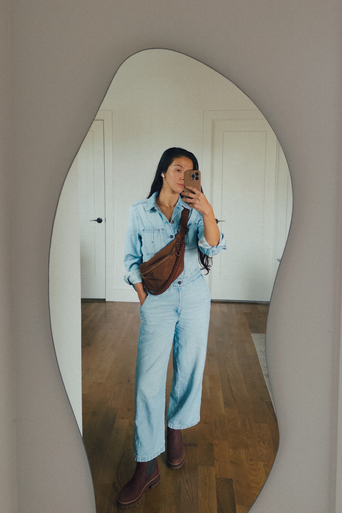 Denim Jumpsuit & cross-body bag 


#LTKSeasonal #LTKStyleTip