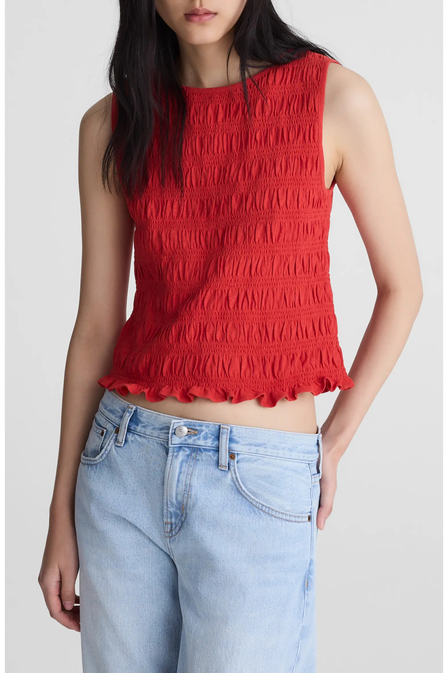 Smocked Tank Top (Women) | Nordstrom | Nordstrom