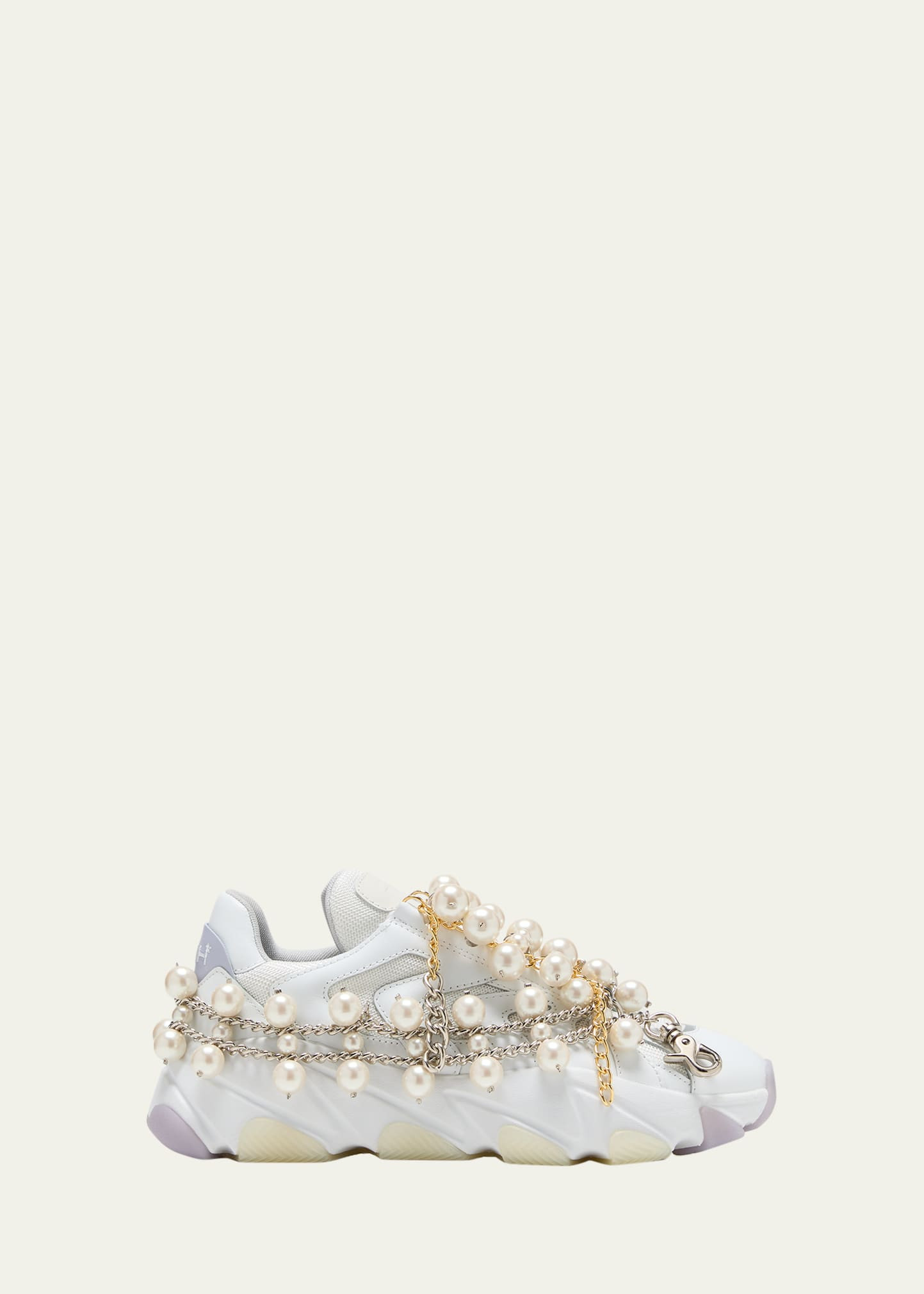 Junya Watanabe x Ash Pearl Chain Leather Runner Sneakers | Bergdorf Goodman