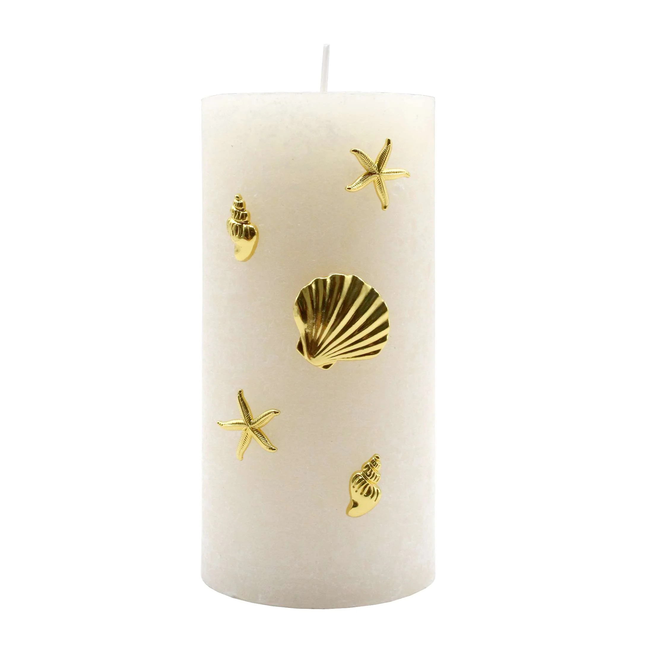 Mainstays Seashell Candle Charms 5 Piece Set for Flute, Pillar and Votive Candles | Walmart (US)