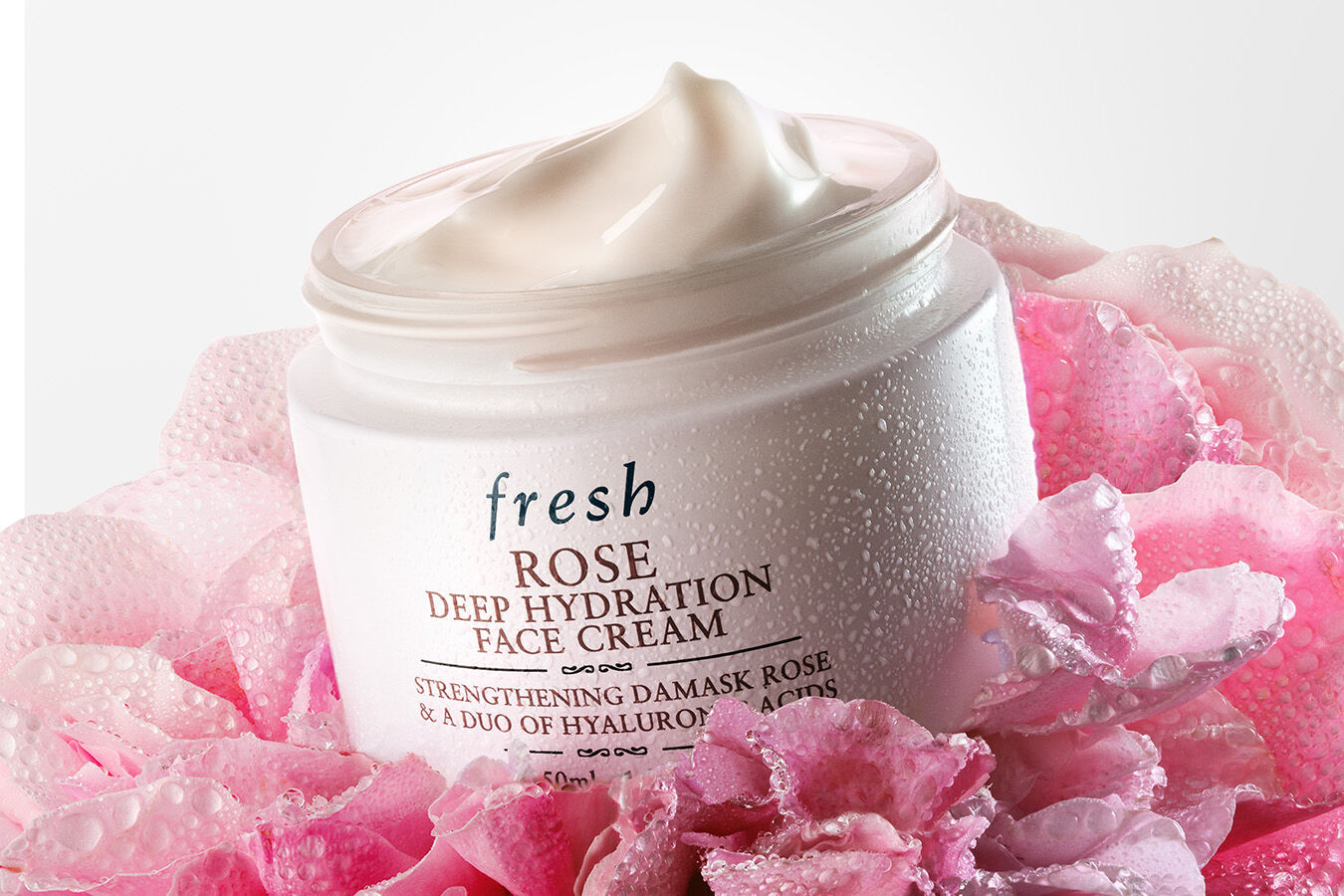 Rose & Hyaluronic Acid Deep Hydration Moisturizer | Fresh US