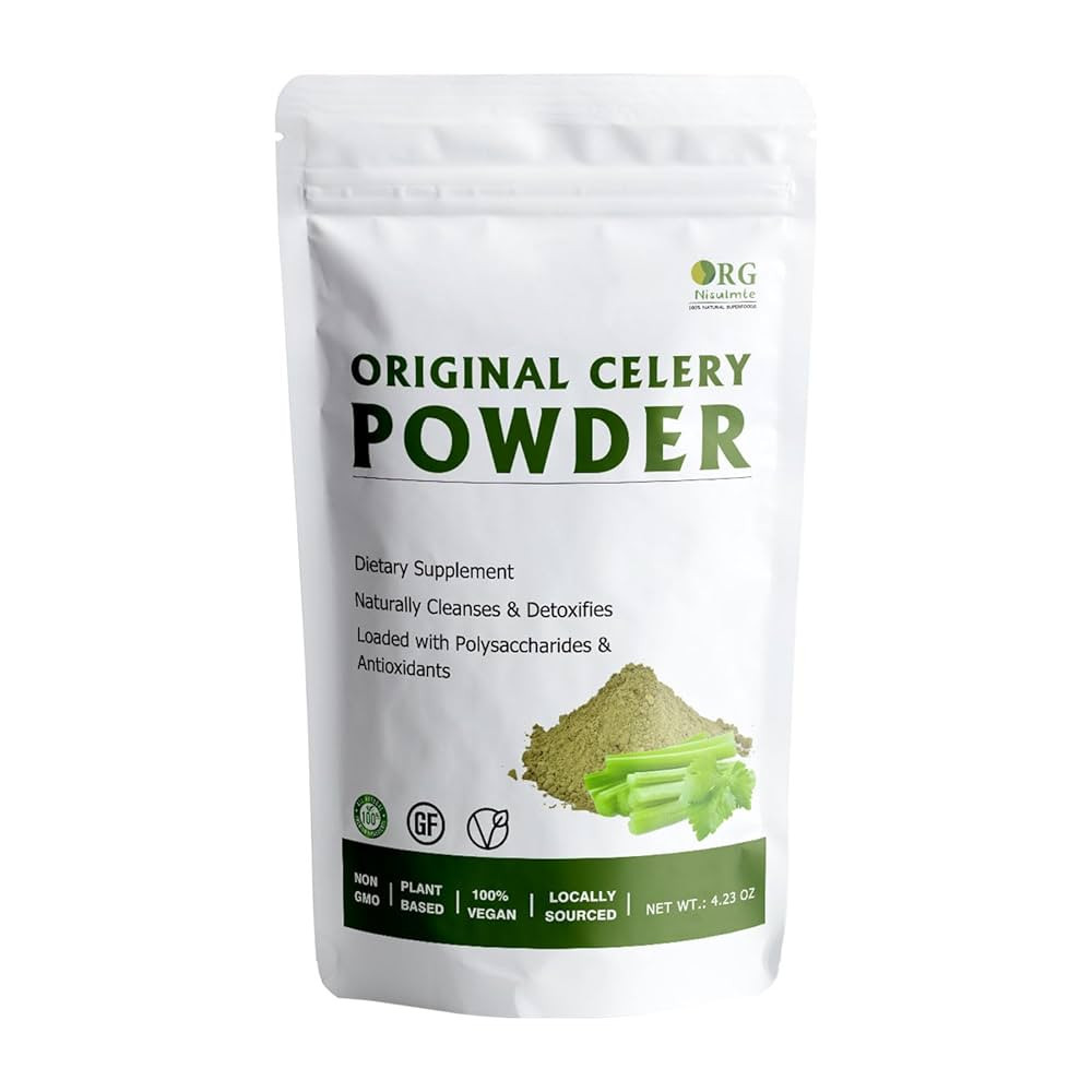 Celery Powder,100% Natural Freeze-Dried Celery Juice Powder for Curing 4.23 Ounce | Amazon (US)