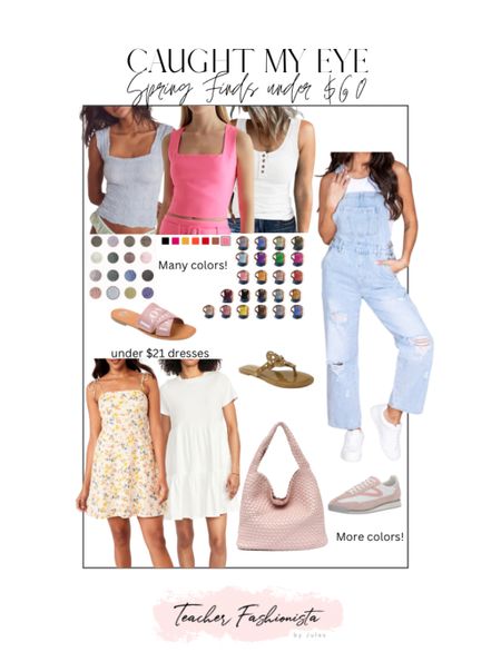 Spring / Summer pieces for your closet! 🌸 

• spring dress • vacation dress • spring outfit • free people • overalls • spring bag • sneakers • sandals • spring tops • summer tops • Amazon finds • Amazon fashion •

#ltkunder100 #amazon

#LTKFind #LTKsalealert #LTKSeasonal