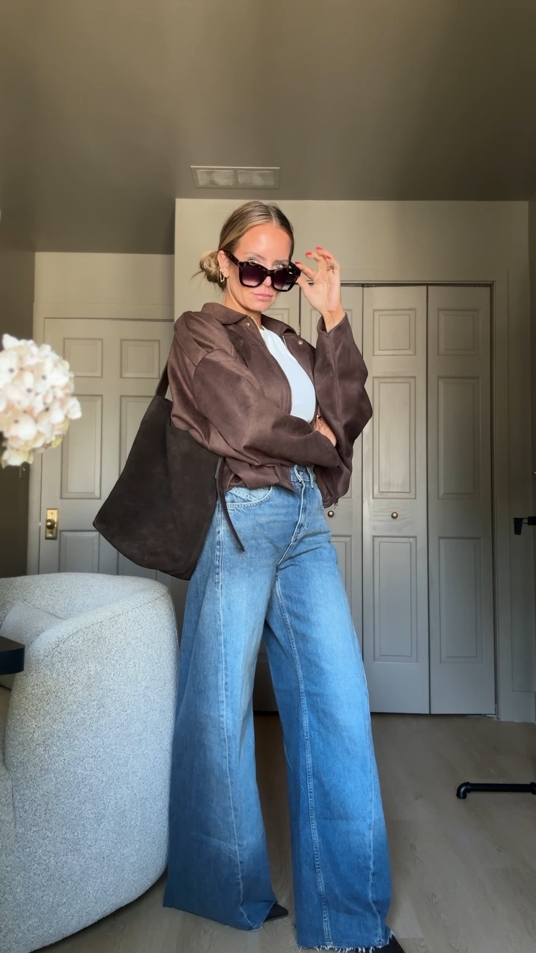 Fall outfit inspo 🤎

Jacket: small
Jeans: 26

My top is older from Tj Maxx. 

#LTKStyleTip #LTKOver40