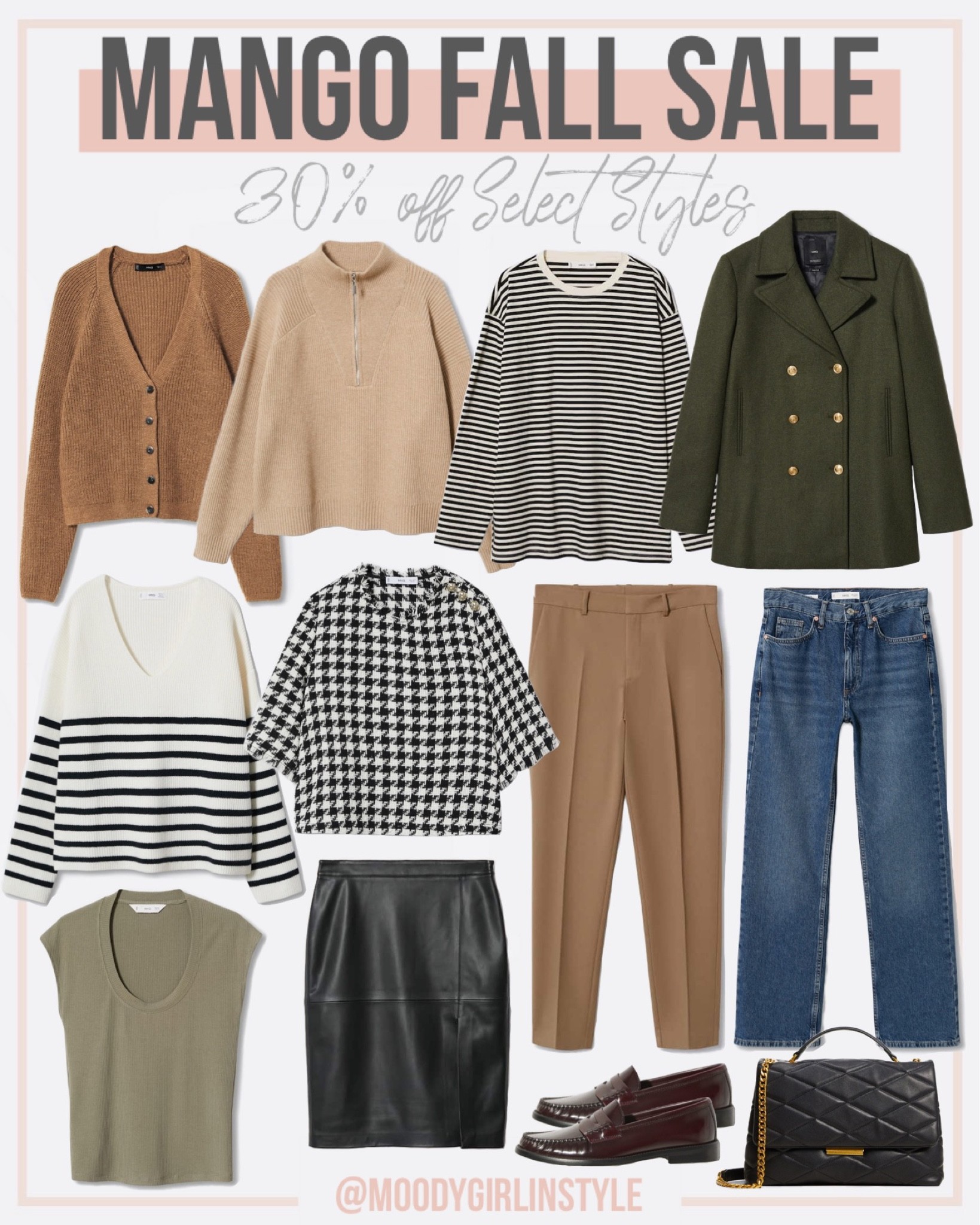 Mango Fall Sale 

Save 30% of select styles with a minimum purchase of $200 - use code: EXTRA30

capsule wardrobe options, fall sweaters, light fall coat, camel cardigan, fall style, trench coat, pea coat, tweed and houndstooth, fall fashion, mango fall coats #LTKfall 

#LTKitbag #LTKshoecrush #LTKunder100 #LTKSeasonal #LTKstyletip #LTKcurves #LTKworkwear #LTKunder50