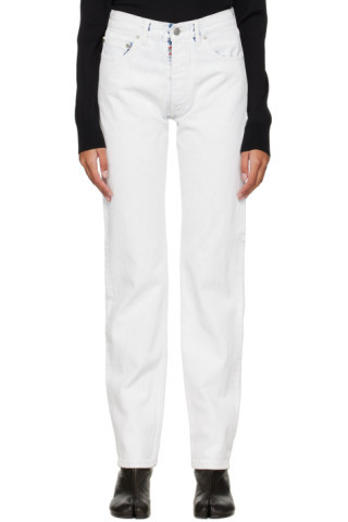 Maison Margiela - White Bianchetto Jeans | SSENSE