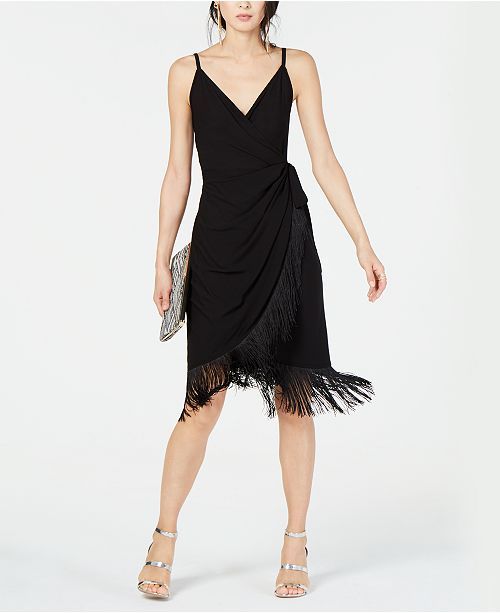INC International Concepts I.N.C. Fringe-Trim Dress, Created for Macy's  & Reviews - Dresses - Wo... | Macys (US)