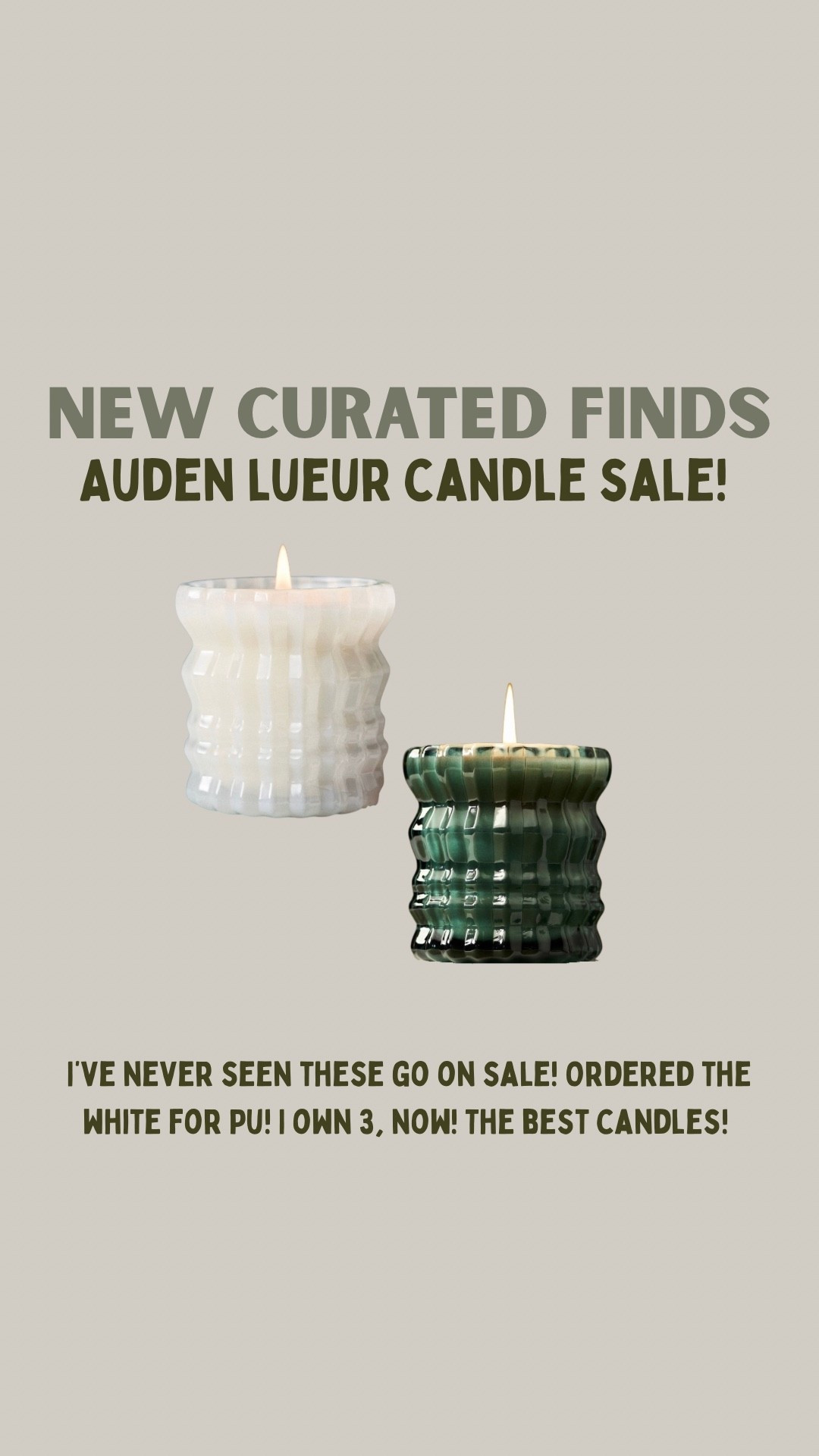 These Auden candles never go on sale! Time to stock up! 

#LTKGiftGuide #LTKootd #LTKHoliday