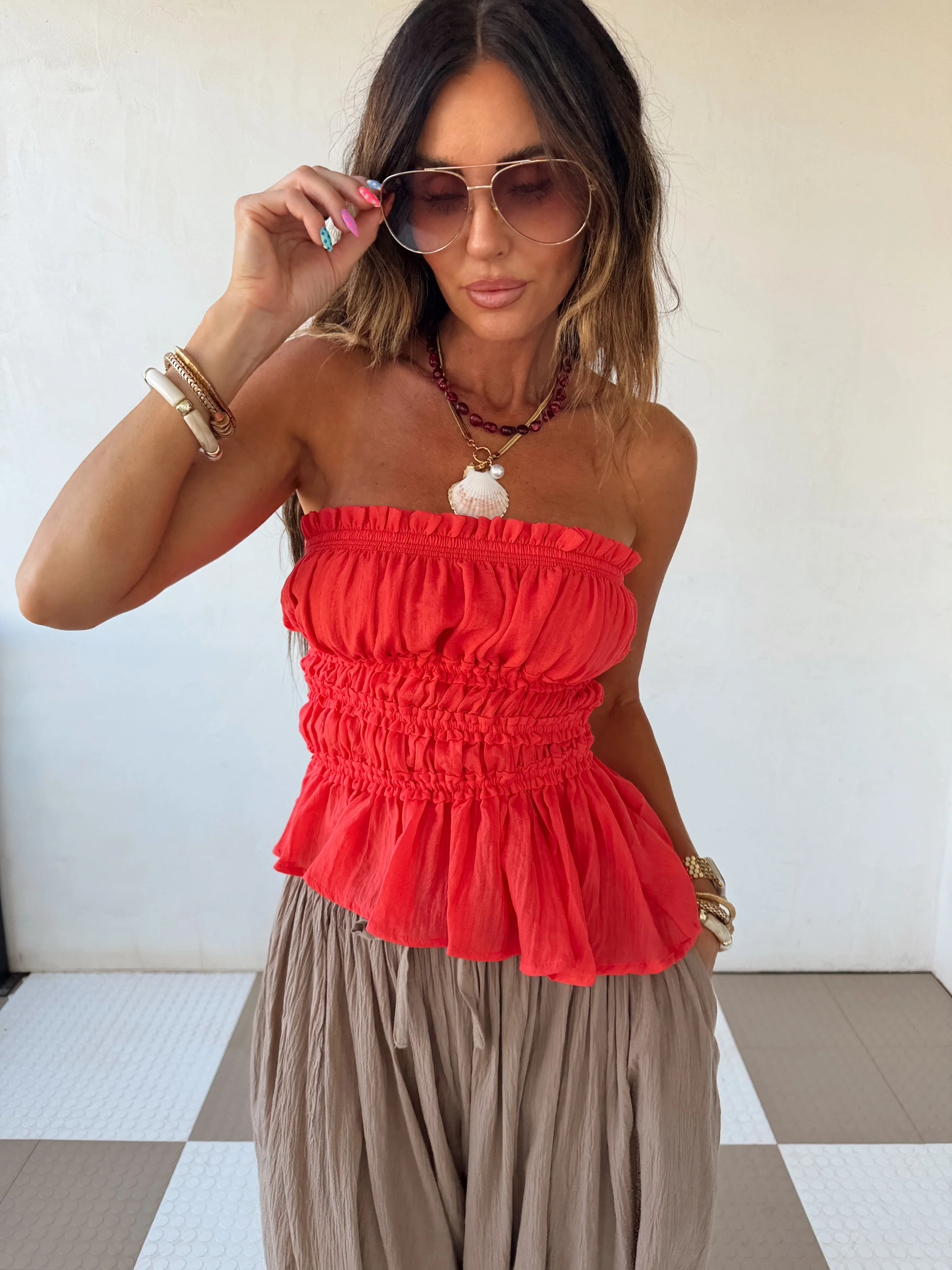 Coastal Crush Top | Copper and Cloth