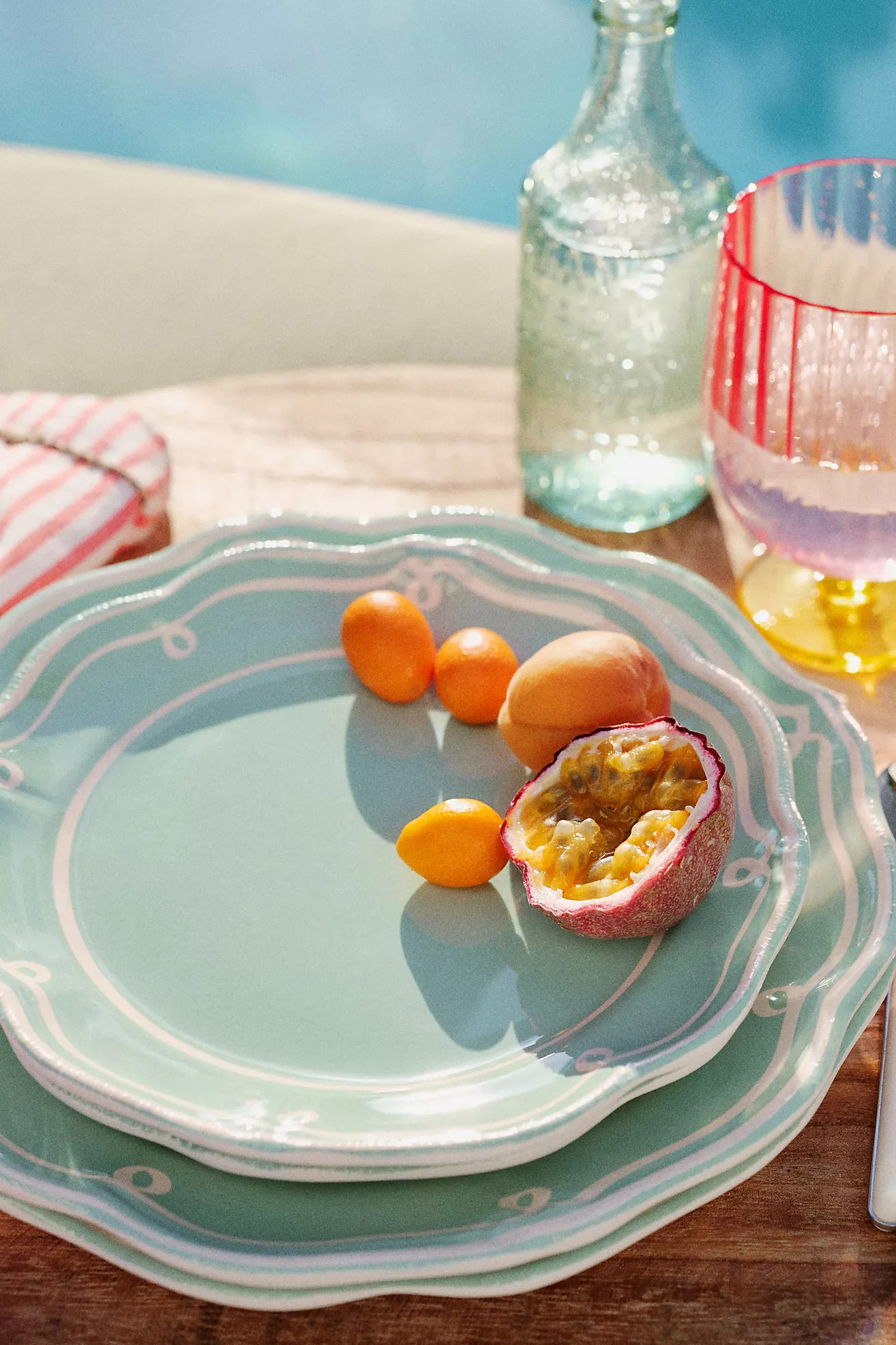 Twirl Melamine Side Plates, Set of 4 | Anthropologie (US)