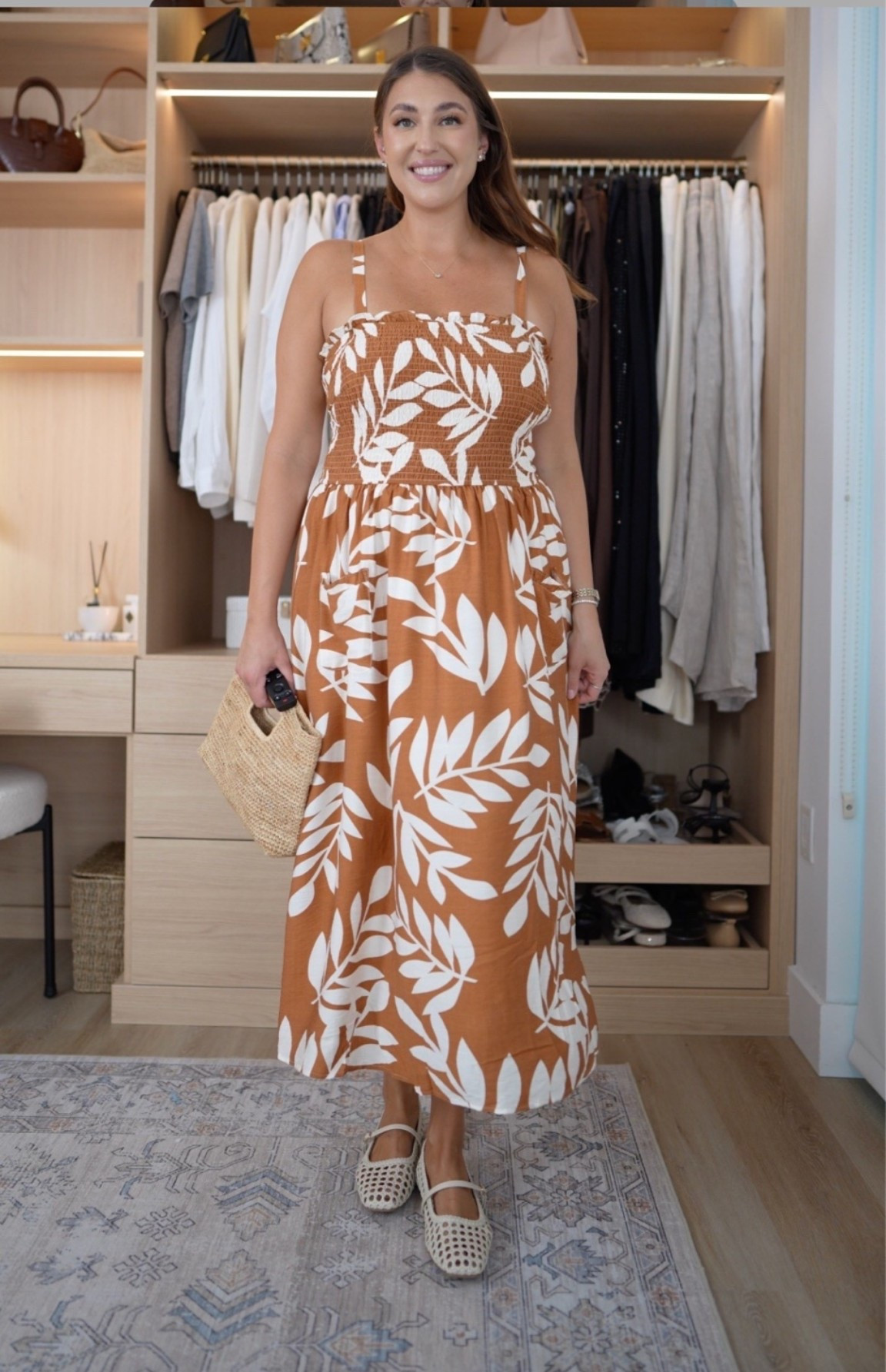 summer getaway dress 🤎

printed maxi dress, tropical vacation outfit, resort wear style, amazon summer dress, neutral vacation look, woven ballet flats, raffia clutch bag, beach dinner outfit, effortless summer style, european summer outfit, vacation capsule wardrobe, flattering maxi dress, warm neutral outfit, chic summer finds, elevated casual style

#LTKTravel #LTKMidsize #LTKSeasonal