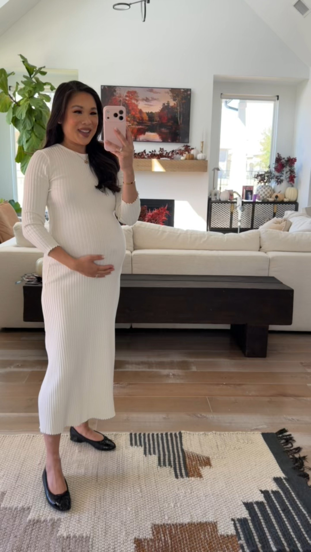 Love this dress! Not maternity but bump friendly, ribbed material, and so comfy. Sadly out of stock so linking very similar ones! Perfect for the fall and winter 

#LTKSeasonal #LTKStyleTip