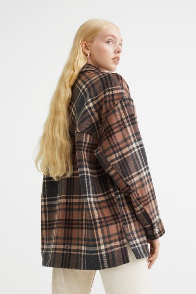 Jacquard-weave Shacket | H&M (US)