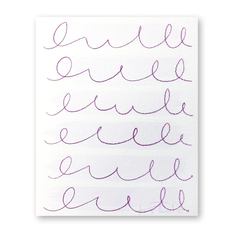 Lavender Love Notes #2 by Kayce Hughes | Furbish Studio