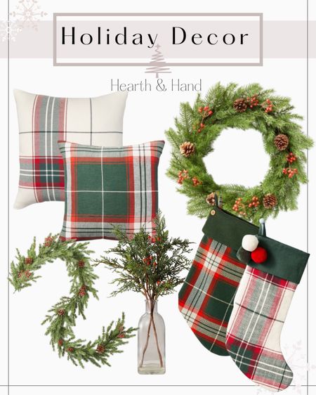 Hearth and Hand Christmas decor. Christmas wreath. Christmas pillows. Christmas garland. Christmas stockings  

#LTKSeasonal #LTKhome #LTKHoliday