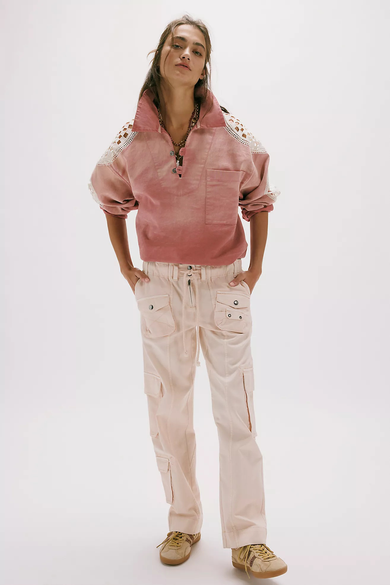 We The Free Tahiti Pull-On Cargo Pants | Free People (Global - UK&FR Excluded)