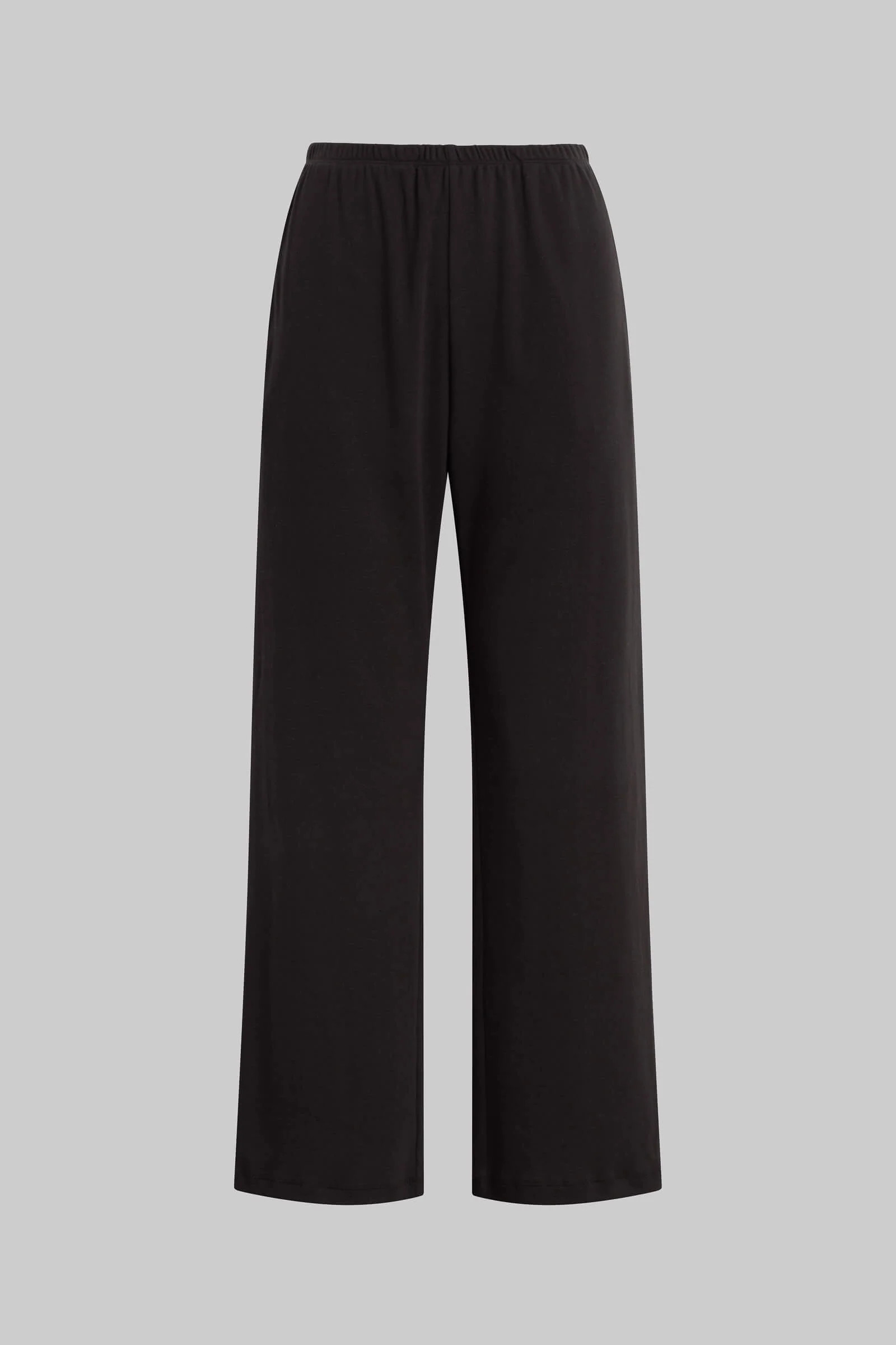 LESET Nando Lounge Pant in Black in Cotton | LESET