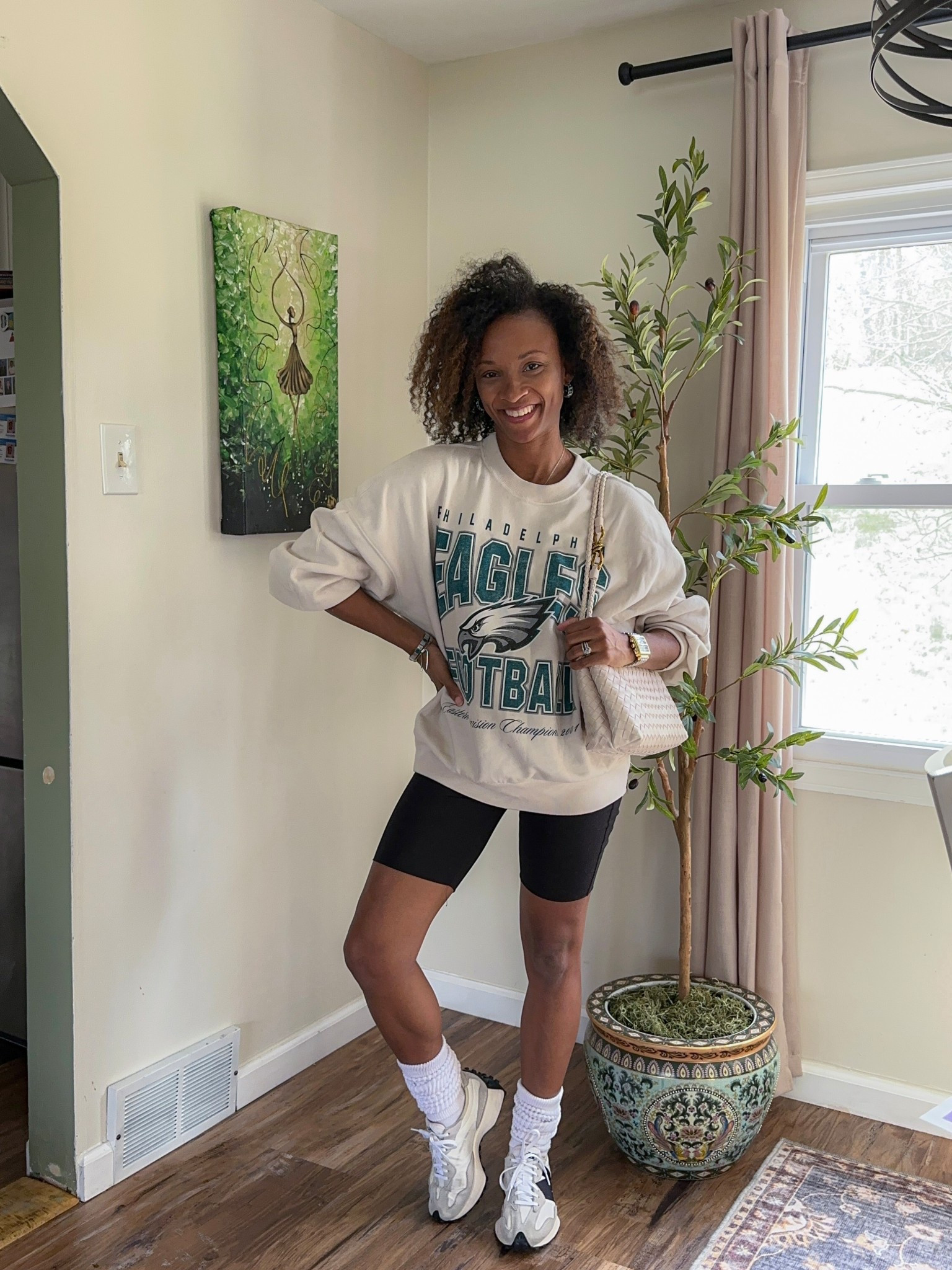 “Princess Diana weather” Eagles outfit inspiration 