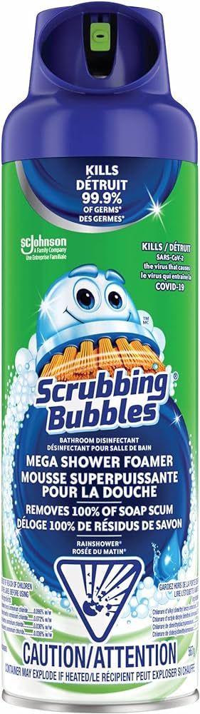 Scrubbing Bubbles Mega Shower Foamer, Removes Soap Scum from Tubs, Shower Walls and More, Rainsho... | Amazon (CA)
