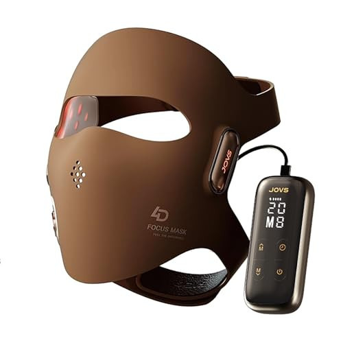 JOVS 4D Laser Light Therapy Mask - Red Light Therapy for Face, Led Face Mask Light Therapy, 6x Powerful More Than LED, FPT Technology, 4 Wavelengths, Anti-Aging | Amazon (US)